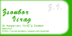 zsombor virag business card